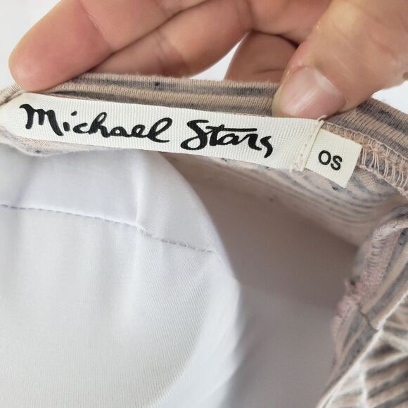 Michael Stars blush pink grey striped long sleeve - Picture 5 of 5